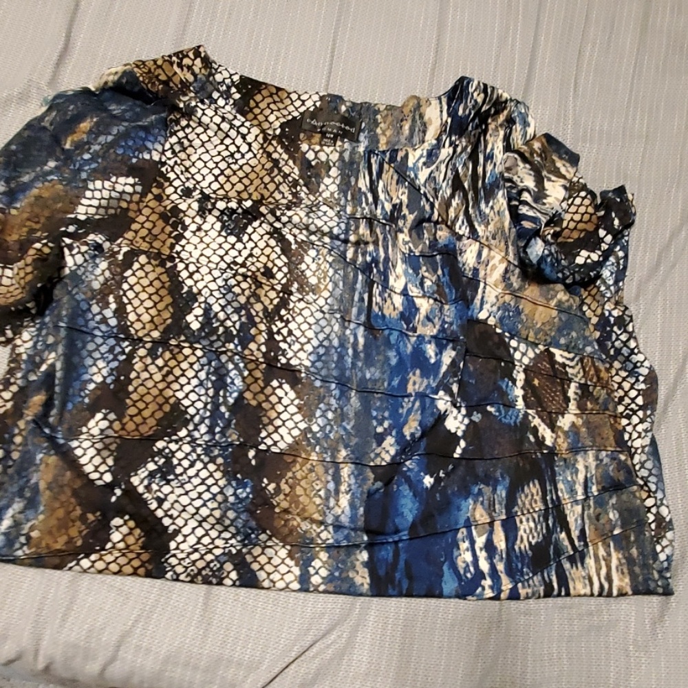 Women's plus size  Snake skin dress
